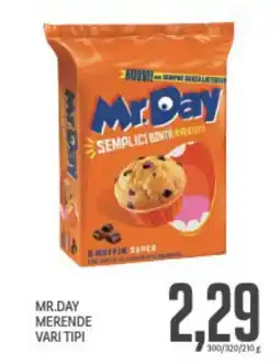 Supermercati Piccolo Mr.day merende vari tipi offerta