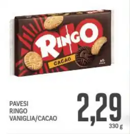 Supermercati Piccolo Pavesi ringo vaniglia/cacao offerta