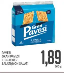 Supermercati Piccolo Pavesi gran pavesi il cracker salati/non salati offerta