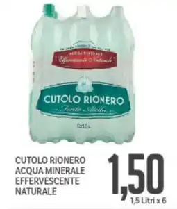 Supermercati Piccolo Cutolo rionero acqua minerale effervescente naturale offerta
