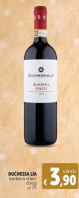 Deco Supermercati Barbera d'asti 750 g(ml) offerta
