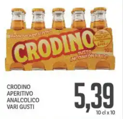 Supermercati Piccolo Crodino aperitivo analcolico vari gusti offerta