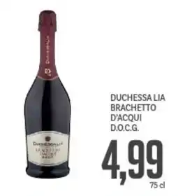 Supermercati Piccolo Duchessa lia brachetto d'acqui d.o.c.g. offerta