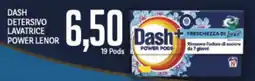 Supermercati Piccolo Dash detersivo lavatrice power lenor offerta