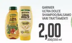 Supermercati Piccolo Garnier ultra dolce shampoo/balsamo vari trattamenti offerta