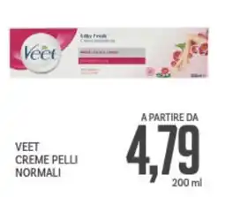 Supermercati Piccolo Veet creme pelli normali offerta