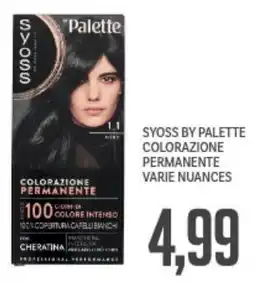 Supermercati Piccolo Syoss by palette colorazione permanente varie nuances offerta