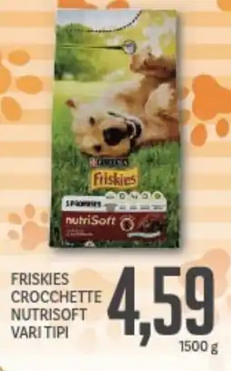 Supermercati Piccolo Friskies crocchette nutrisoft vari tipi offerta
