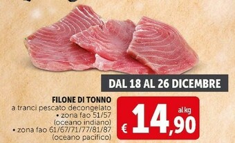 Deco Supermercati Filone di tonno offerta
