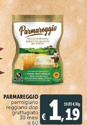Deco Supermercati Parmigiano offerta