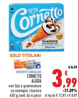 Conad Cornetto ALGIDA offerta