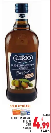 Conad Olio extra vergine di oliva CIRIO offerta