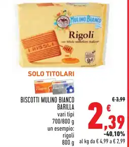 Conad Biscotti mulino bianco BARILLA offerta