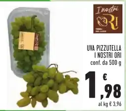 Conad Uva pizzutella I NOSTRI ORI offerta
