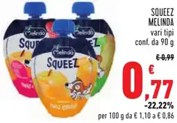 Conad Squeez MELINDA offerta