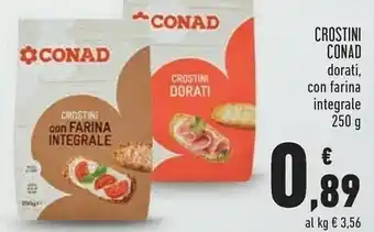 Conad Conad crostini offerta