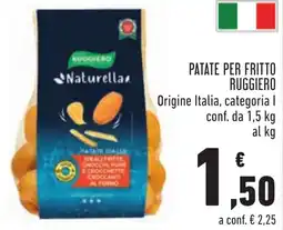 Conad Patate per fritto RUGGIERO offerta