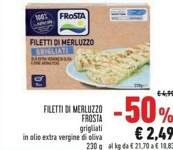 Conad Filetti di merluzzo 230 g(ml) offerta