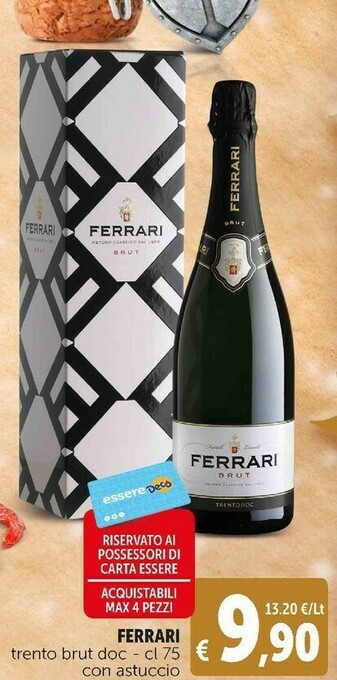 Deco Supermercati Ferrari - spumante brut astuccio 750 g(ml) offerta