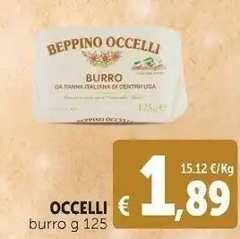 Deco Supermercati Burro con panna italiana di centrifuga 125 g(ml) offerta