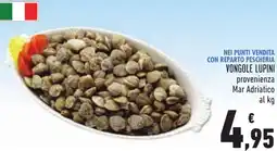 Conad Vongole lupini fresco offerta