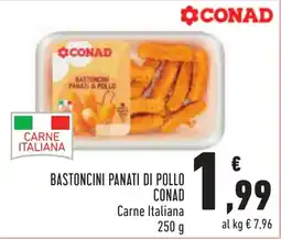 Conad Bastoncini panati di pollo CONAD offerta