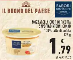 Conad Mozzarella cuor di ricotta SAPORI&DINTORNI CONAD offerta