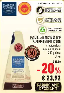 Conad Parmigiano reggiano dop SAPORI&DINTORNI CONAD offerta