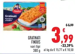 Conad Gratinati FINDUS offerta