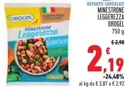 Conad Minestrone leggerezza OROGEL offerta
