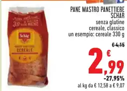 Conad Pane mastro panettiere SCHAR offerta