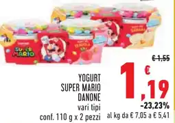 Conad Yogurt super mario DANONE offerta