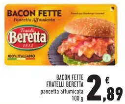 Conad Bacon fette fratelli BERETTA offerta
