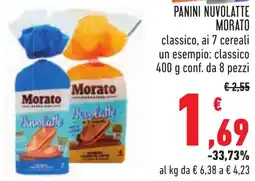 Conad Panini nuvolatte MORATO offerta