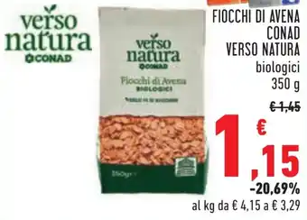 Conad Fiocchi di avena CONAD VERSO NATURA offerta