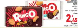 Conad Biscotti ringo PAVESI vari tipi offerta