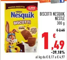 Conad Biscotti nesquik NESTLE offerta