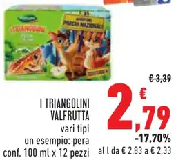 Conad I triangolini VALFRUTTA offerta