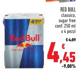Conad RED BULL classico offerta