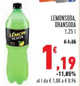 Conad Lemonsoda, oransoda offerta