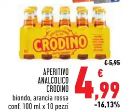 Conad Aperitivo analcolico CRODINO offerta