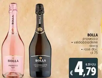 Deco Supermercati Bolla - valdobbiadene prosecco superiore docg 750 g(ml) offerta