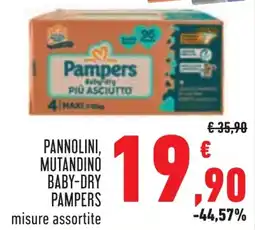 Conad Pannolini, mutandino baby dry PAMPERS offerta