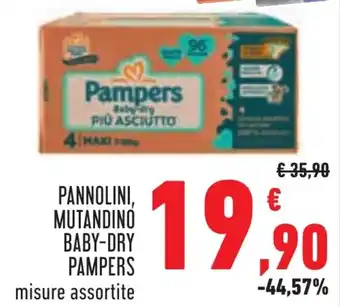 Conad Pannolini, mutandino baby dry PAMPERS offerta