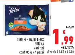 Conad Cibo per gatti felix PURINA offerta