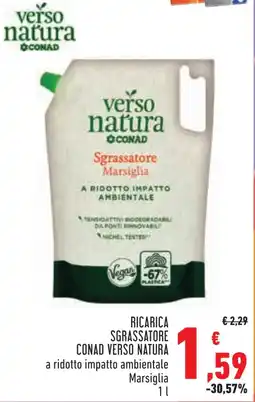 Conad Ricarica sgrassatore CONAD VERSO NATURA offerta