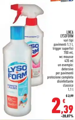 Conad Linea LYSOFORM offerta