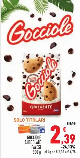 Conad Gocciole chocolate PAVESI offerta