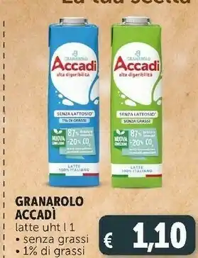 Deco Supermercati Latte accadì parzialmente scremato 1000 g(ml) offerta
