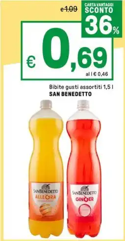 Iper La Grande Bibite gusti assortiti SAN BENEDETTO offerta